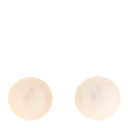 Tiffany Sterling Silver Freshwater Pearl 7.5-8mm Ziegfeld Earrings 1 of 4