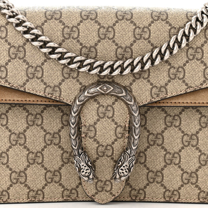Gucci GG Supreme Monogram Small Dionysus Shoulder Bag Taupe 9 of 12