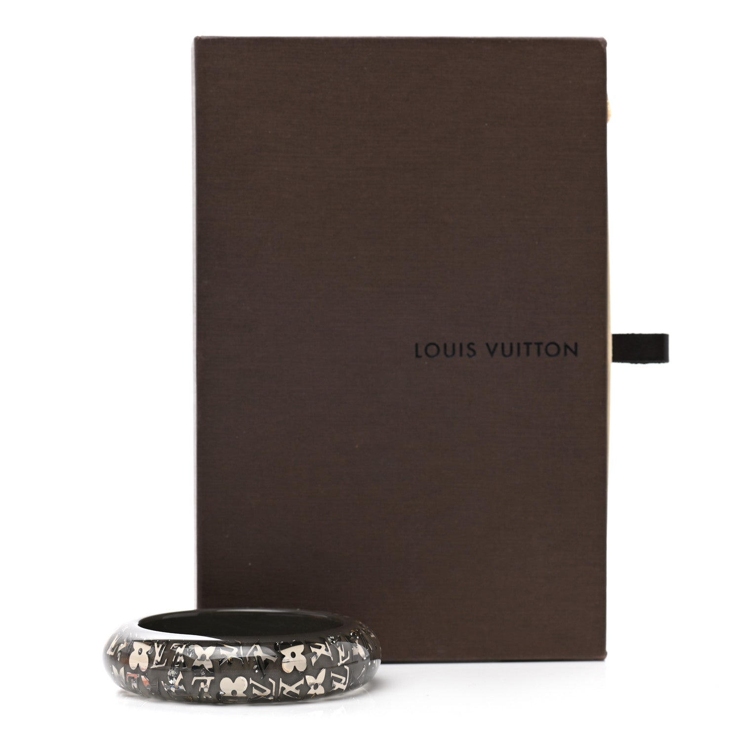 Louis Vuitton Resin Swarovski Small Inclusion Bracelet GM Grey 5 of 5