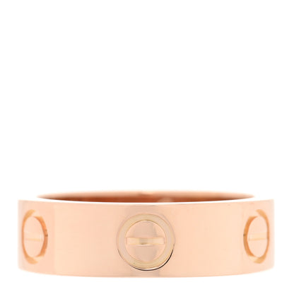 Cartier 18K Pink Gold 5.5mm LOVE Ring 51 5.75 1 of 4