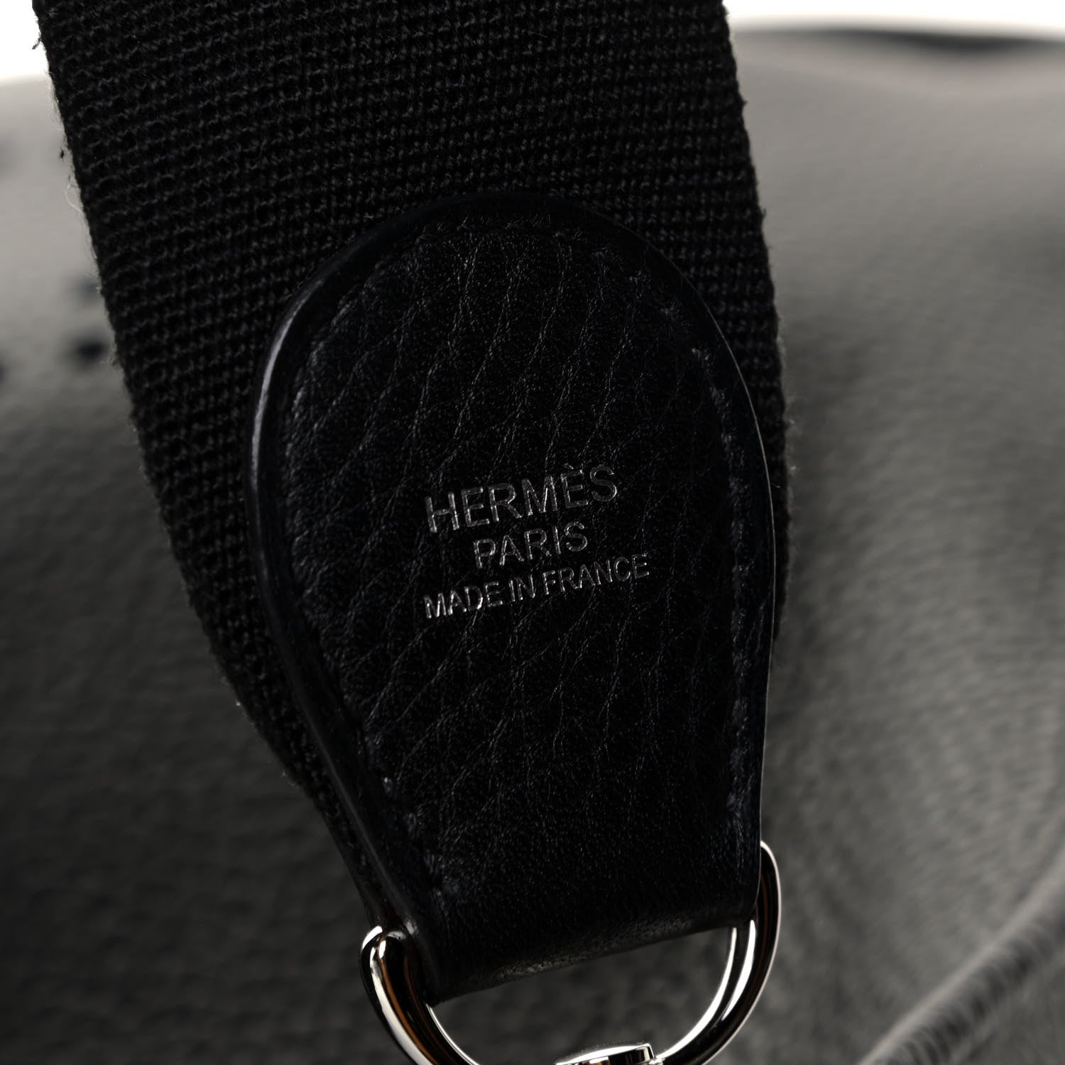 Hermes Taurillon Clemence Evelyne III PM Black 6 of 9