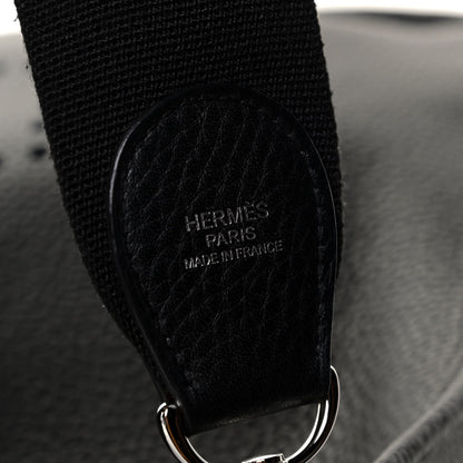 Hermes Taurillon Clemence Evelyne III PM Black 6 of 9