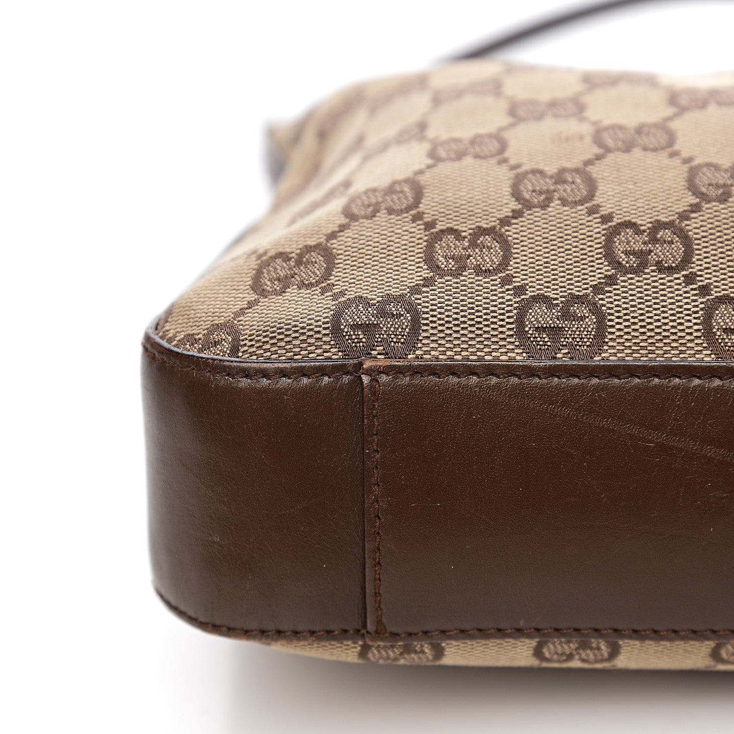 Gucci Monogram GG Small Clasp Hobo Brown 10 of 15