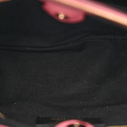 Burberry Grainy Calfskin House Check Medium Banner Tote Mauve Pink 5 of 18