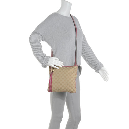 Gucci Monogram Web Jolicoeur Charms Messenger Pink Ebony 2 of 7