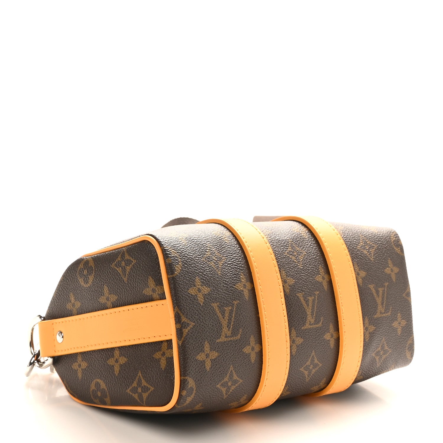 Louis Vuitton Monogram Macassar LV Colormania Keepall Bandouliere 25 Safran Yellow 4 of 9
