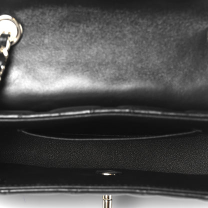 Chanel Lambskin Quilted Rectangular Phone Holder Clutch With Chain Black 5 of 11