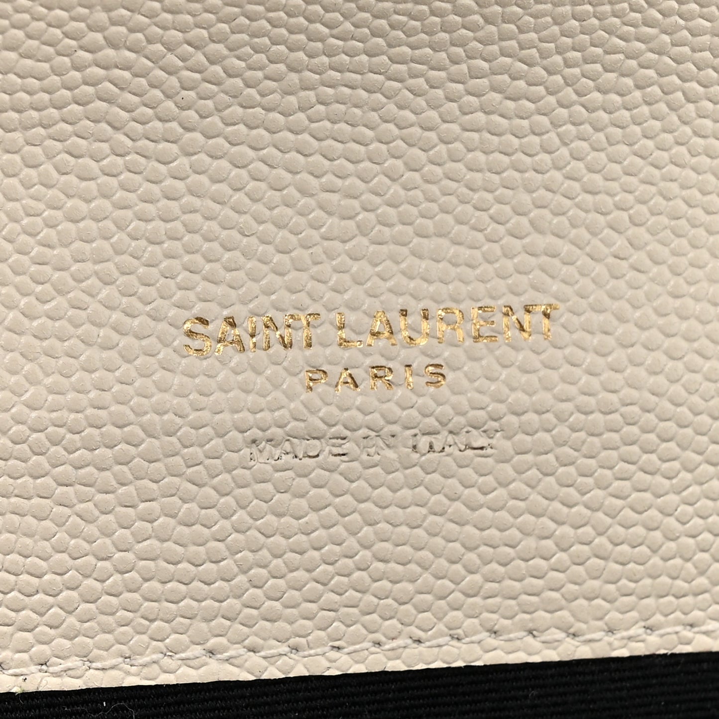 Grain De Poudre Matelasse Chevron Monogram Envelope Clutch Blanc Vintage