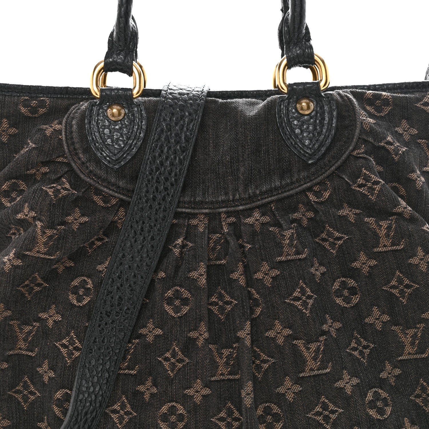 Louis Vuitton Denim Neo Cabby GM Black 8 of 14