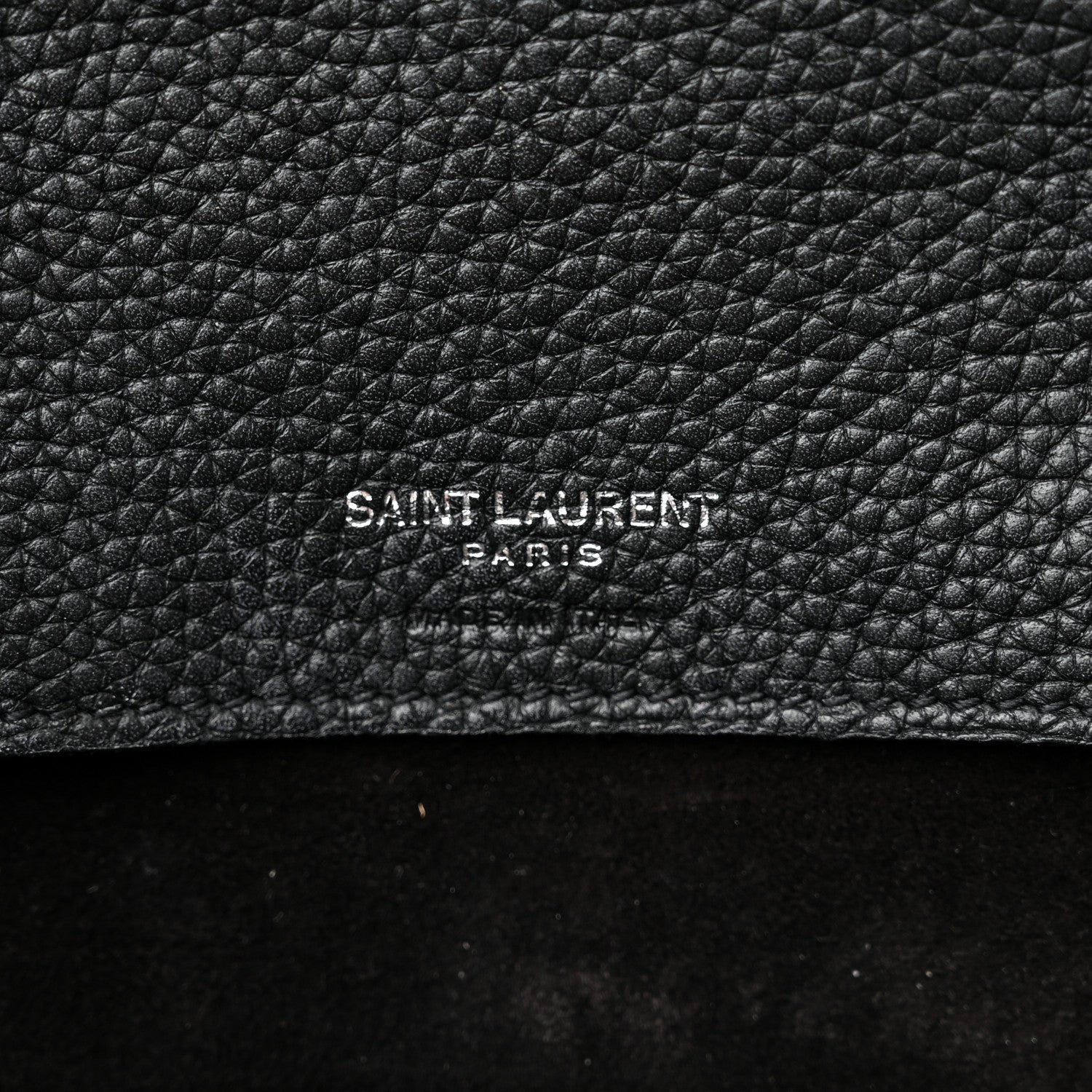 Saint Laurent Grained Calfskin Baby Sac De Jour Souple Black 6 of 18