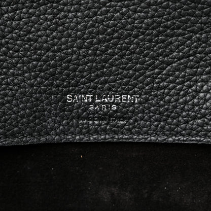 Saint Laurent Grained Calfskin Baby Sac De Jour Souple Black 6 of 18