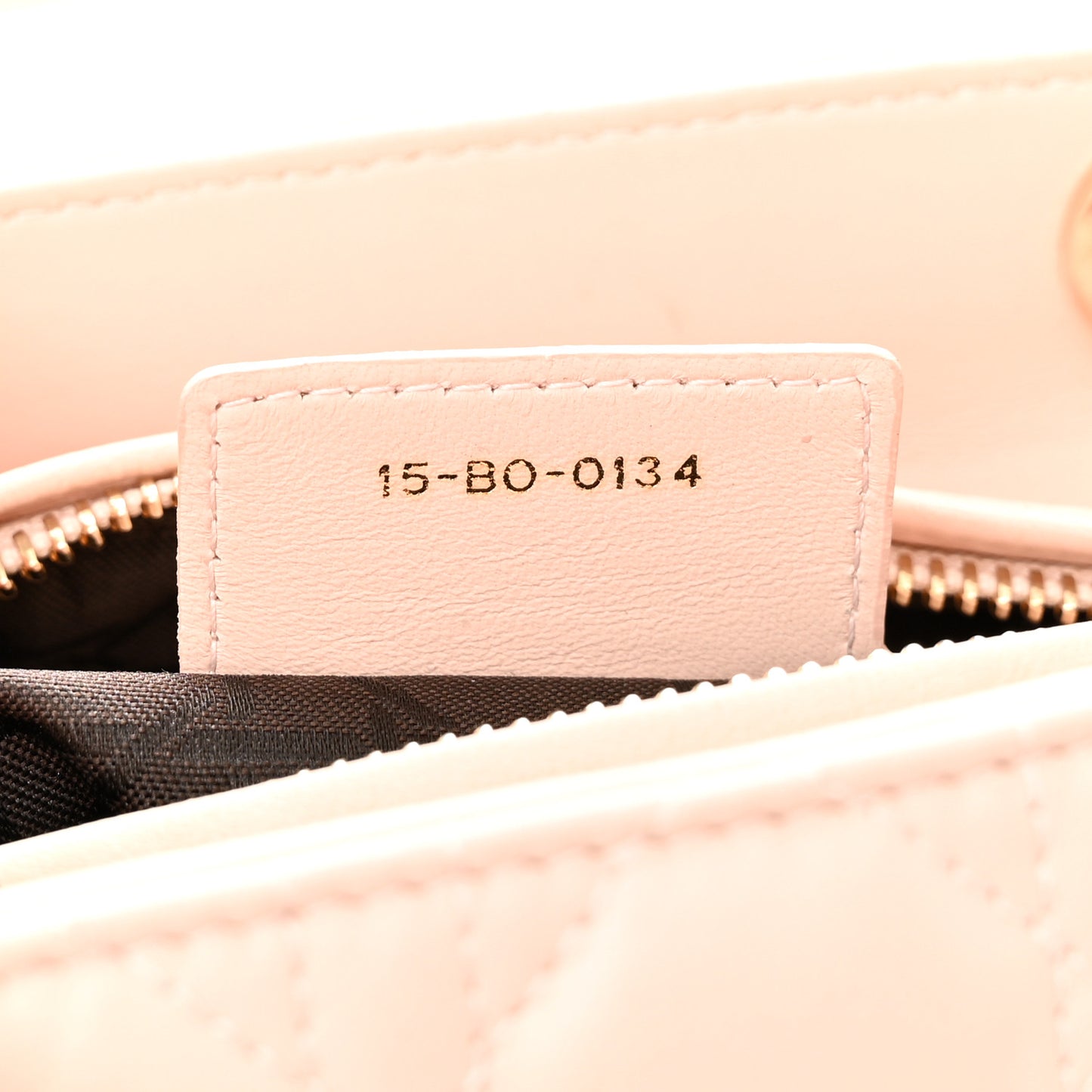 Lambskin Cannage Medium Lady Dior Light Pink