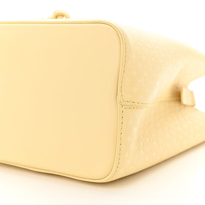 Louis Vuitton Calfskin Nanogram Embossed Neonoe BB Yellow 11 of 11