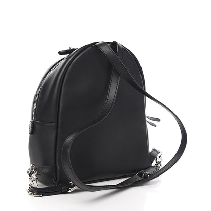 Fendi Vitello Century Fun Fair Metal Studded Mini Backpack Black Multicolor 2 of 9
