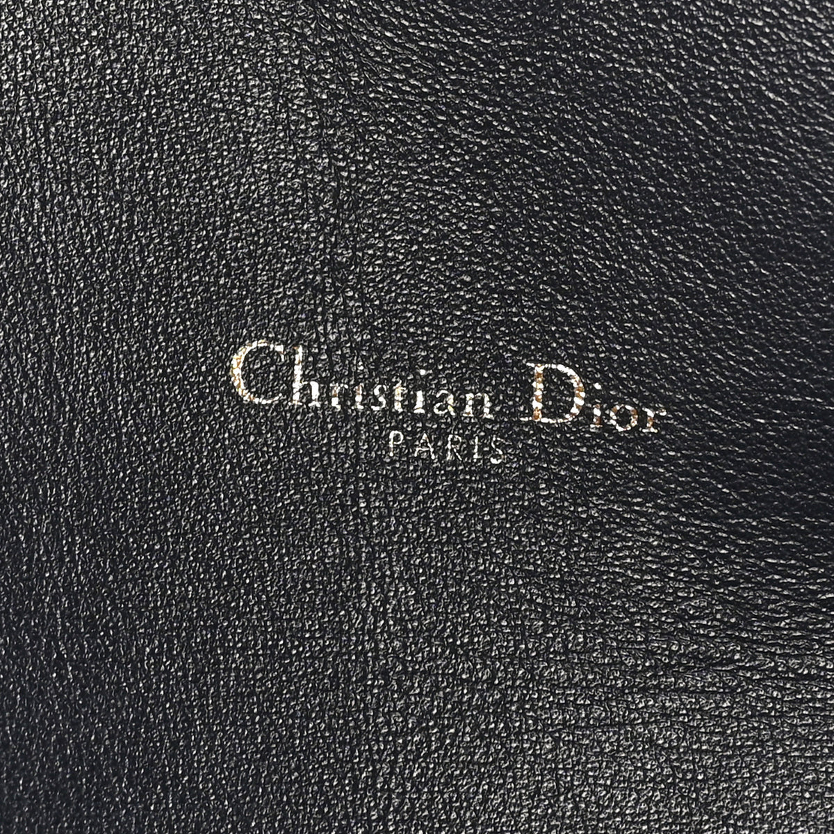 Christian Dior Oblique Saddle Chain Long Wallet Blue 5 of 10