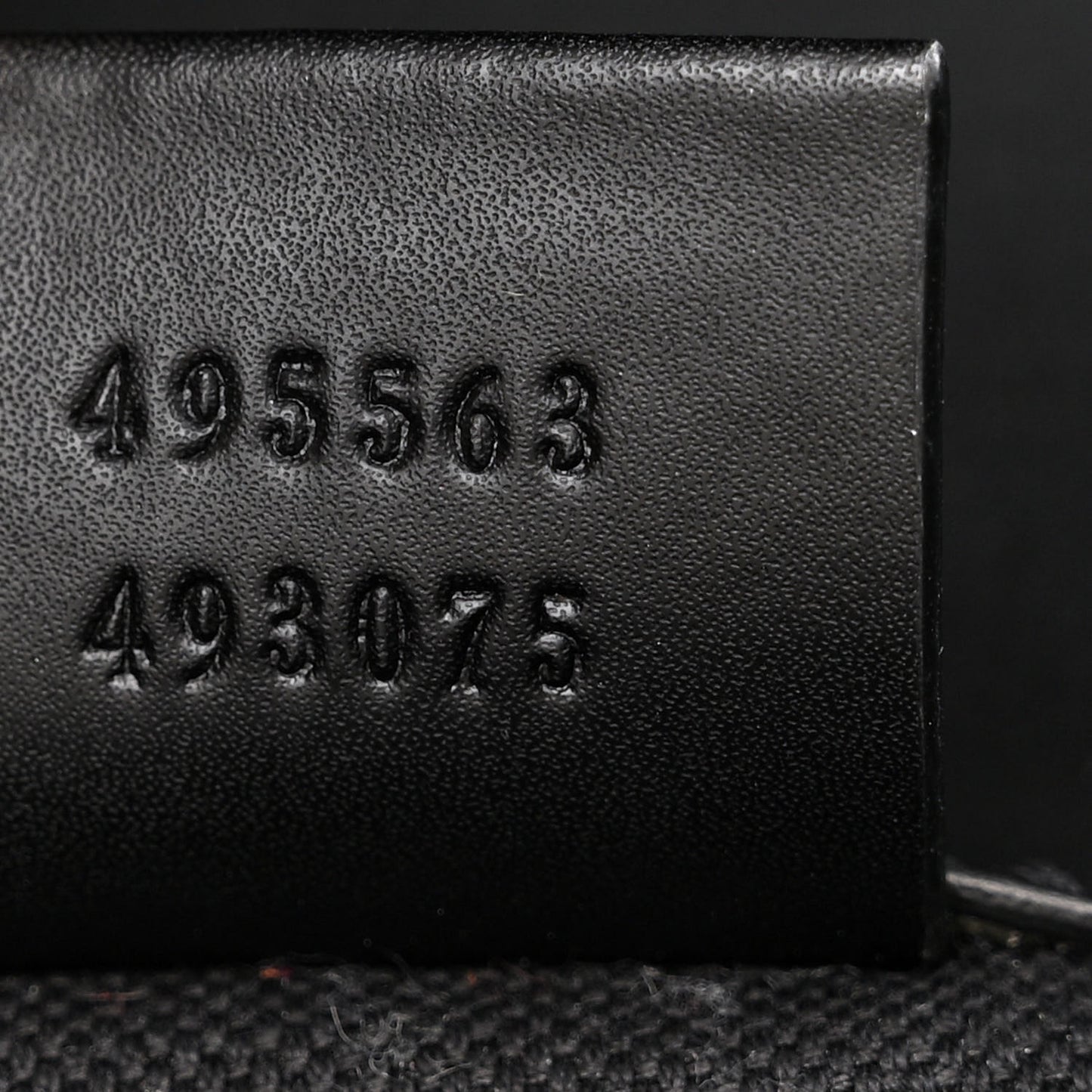 Soft GG Supreme Monogram Calfskin Web Double Buckle Backpack Black