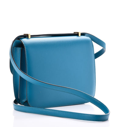 Hermes Tadelakt Constance 18 Bleu Izmir 5 of 17
