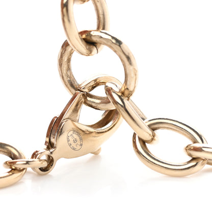 Chanel Metal Strass Crystal Chain Logo Belt Gold 4 of 5