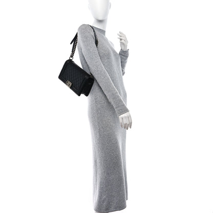 Chanel Lambskin Quilted Medium Boy Flap Black 2 of 10