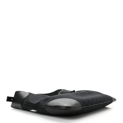Gucci Monogram Lobster Clasp Jackie O Hobo Black 4 of 12