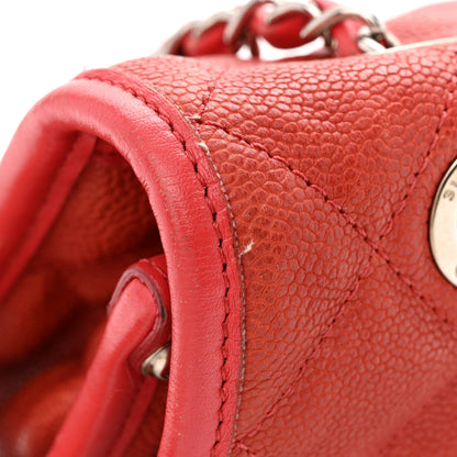 Chanel Caviar Quilted Medium French Riviera Flap Red 15 of 15