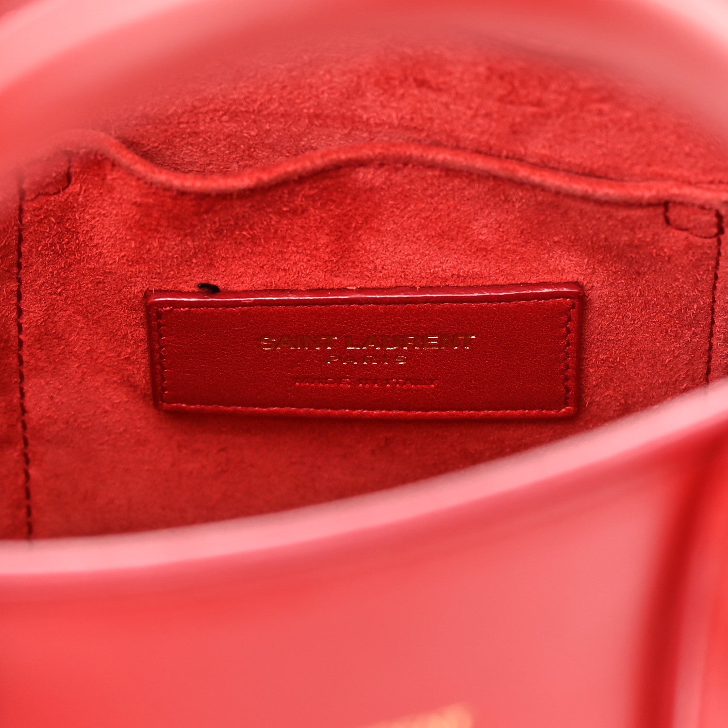 Saint Laurent Calfskin Nano Sac De Jour Lipstick Red 6 of 15