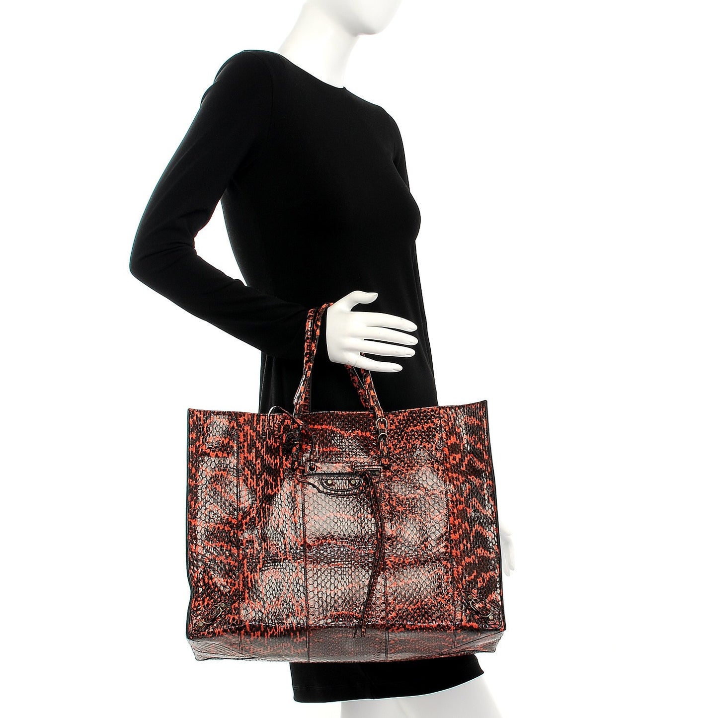 Python Papier A4 Tote Red