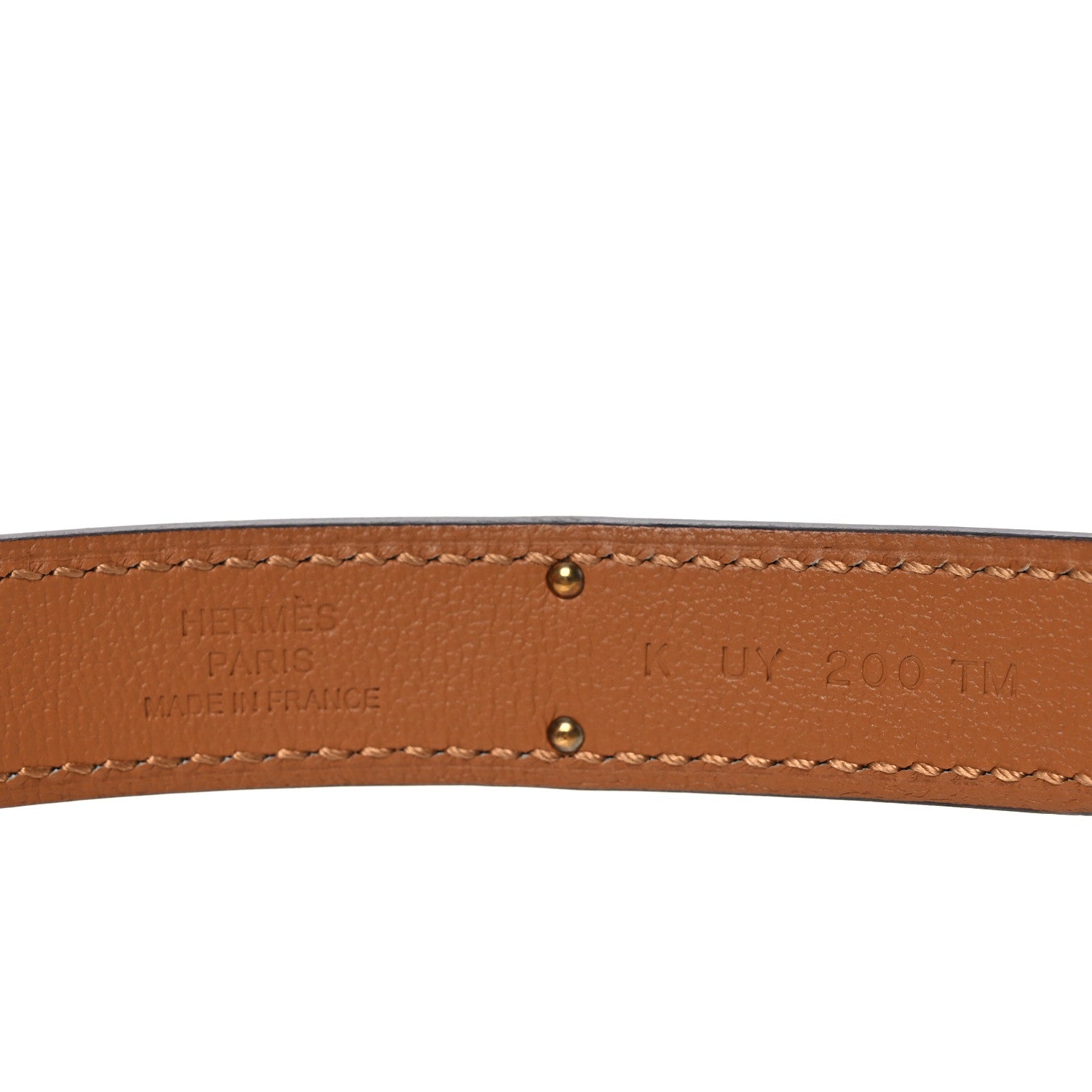 Hermes Epsom Kelly Belt Gold 3 of 4