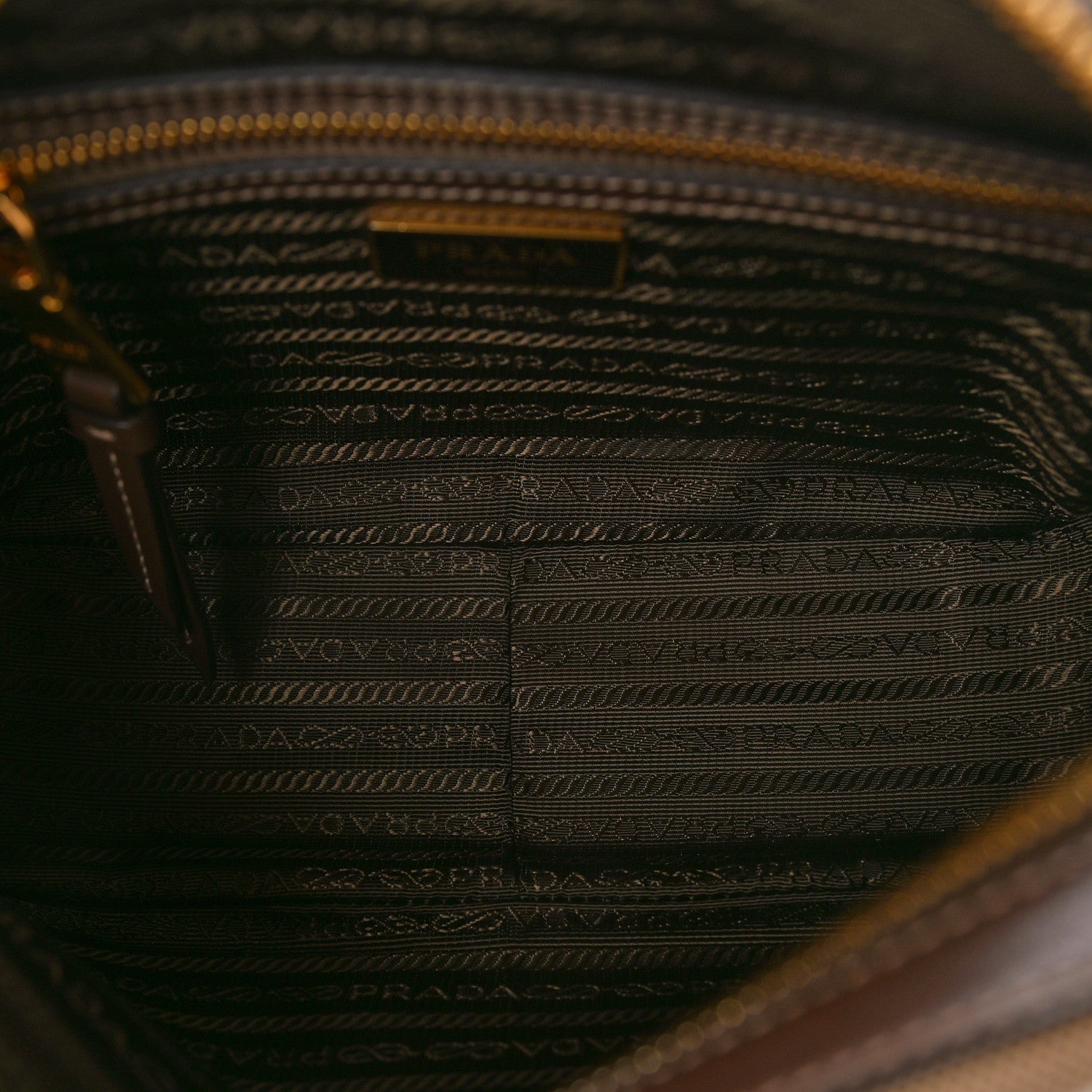 Prada Jacquard Logo Camera Bag Corda Bruciato 5 of 10