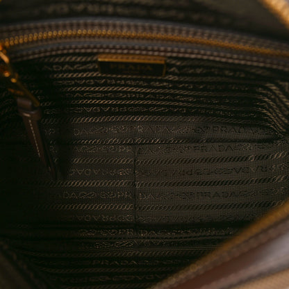 Prada Jacquard Logo Camera Bag Corda Bruciato 5 of 10