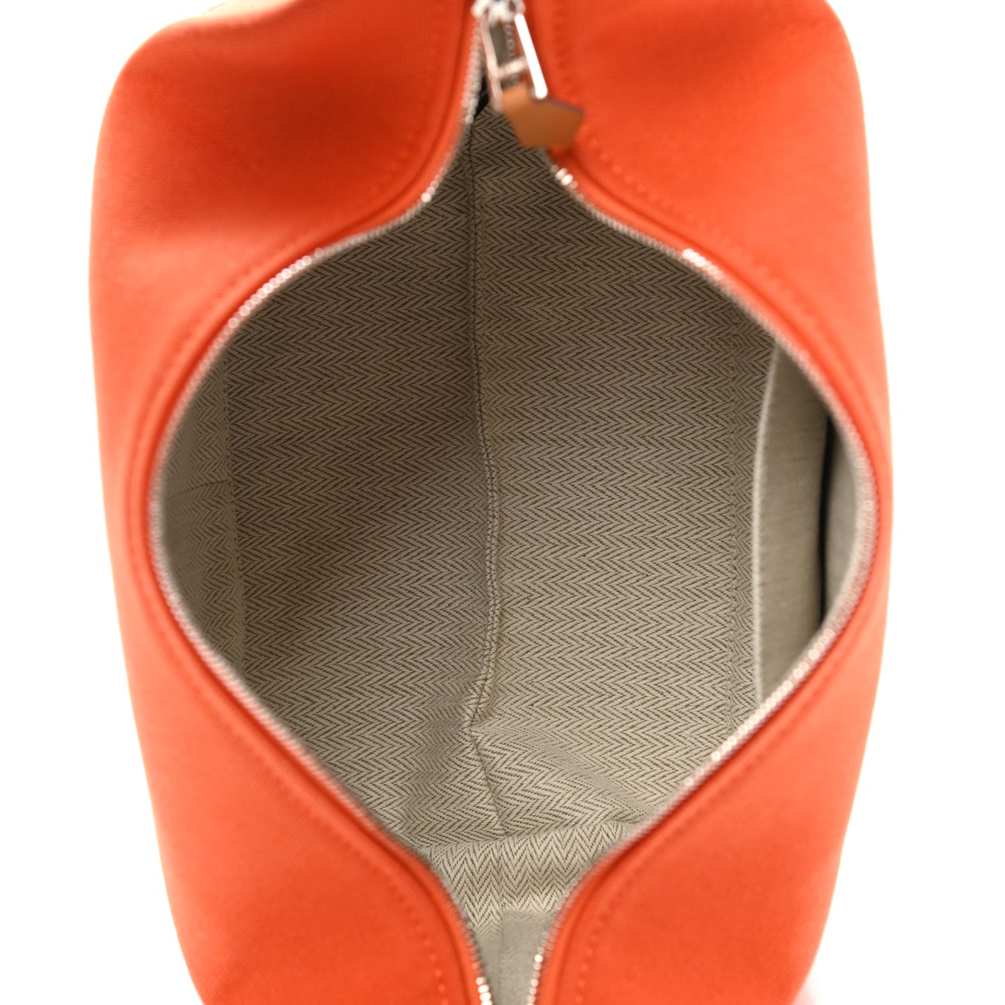 Canvas Small Bride-A-Brac Pouch Orange Burgundy