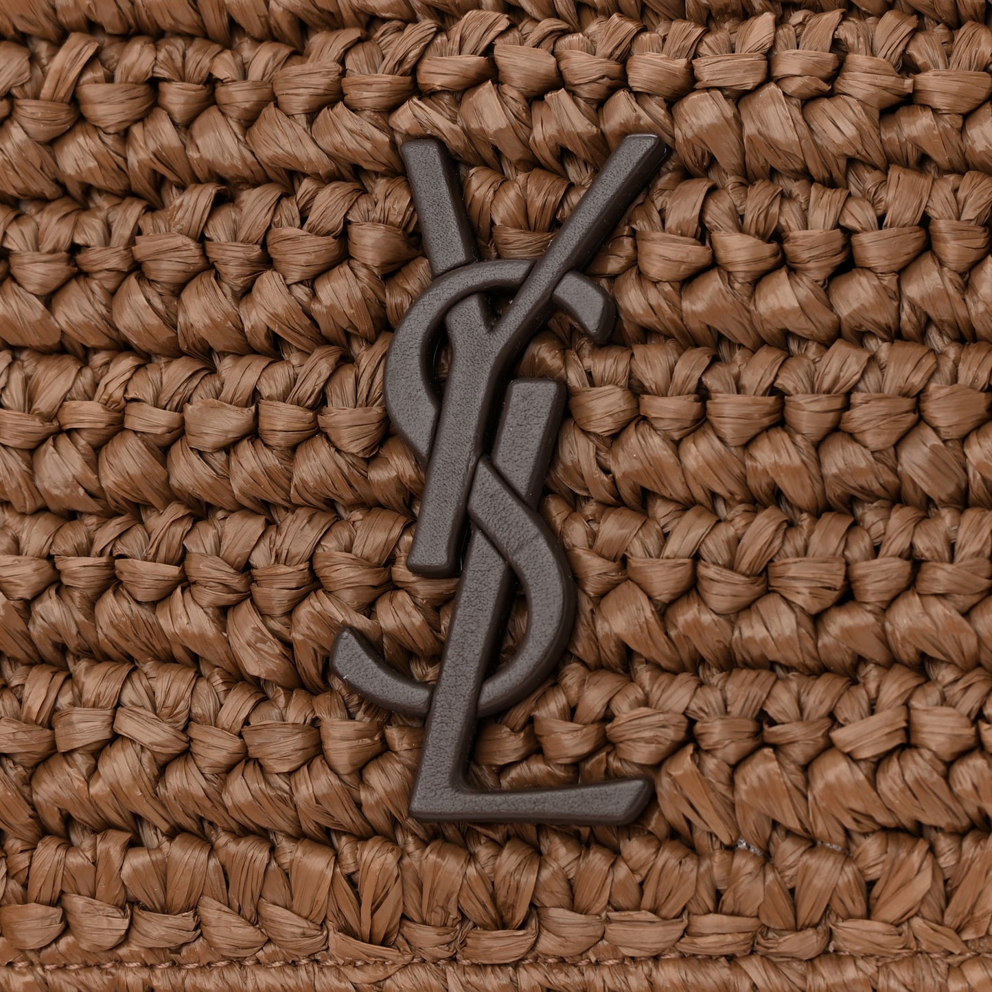 Raffia Calfskin Monogram Medium Niki Chain Satchel New Nut