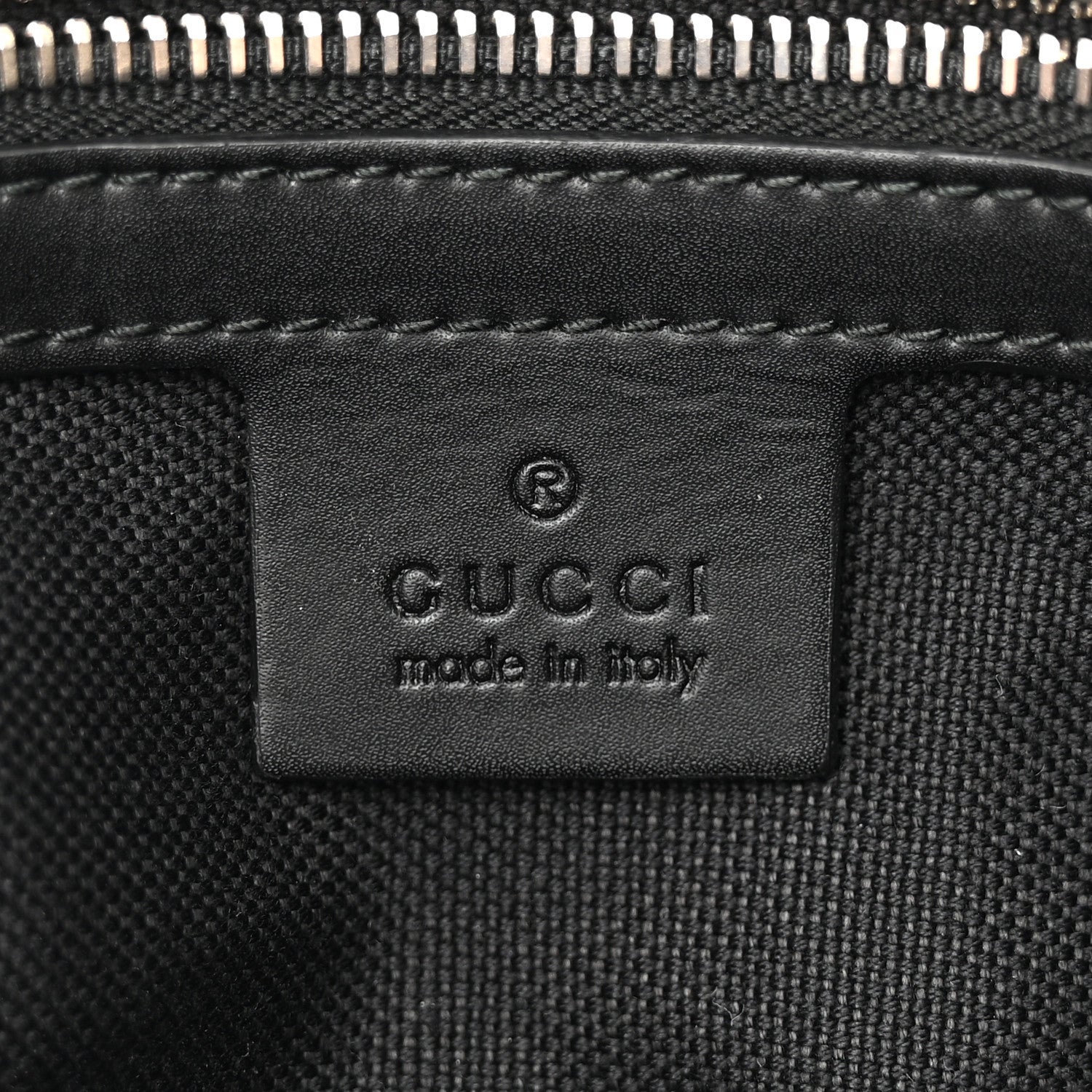 Gucci Soft GG Supreme Monogram Web Belt Bag Black Grey 6 of 12