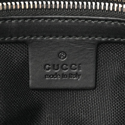 Gucci Soft GG Supreme Monogram Web Belt Bag Black Grey 6 of 12