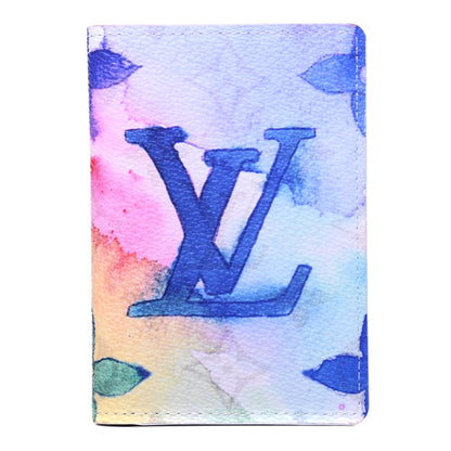 Louis Vuitton Monogram Watercolor Pocket Organizer NM Multicolor 1 of 6