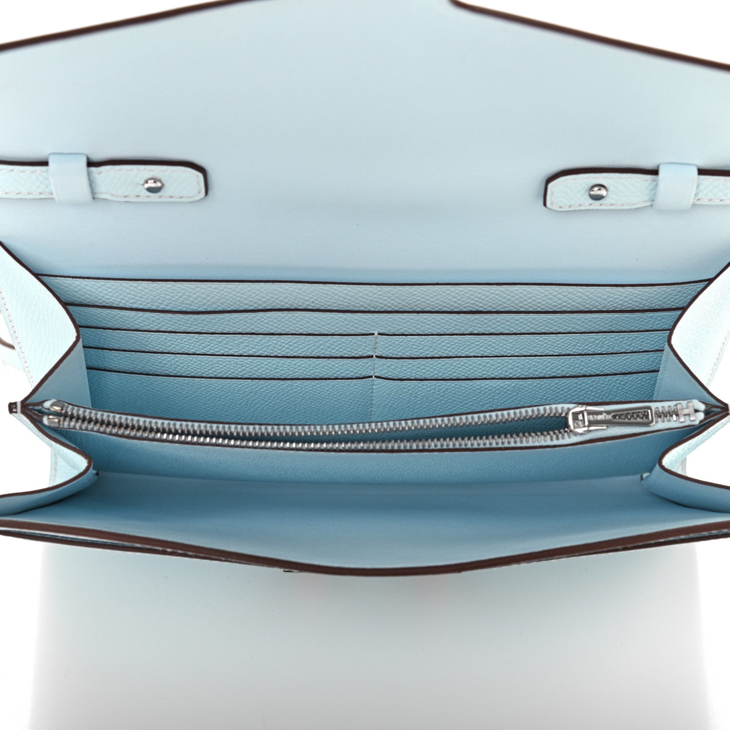 Hermes Epsom Constance Long To Go Wallet Bleu Brume 5 of 7