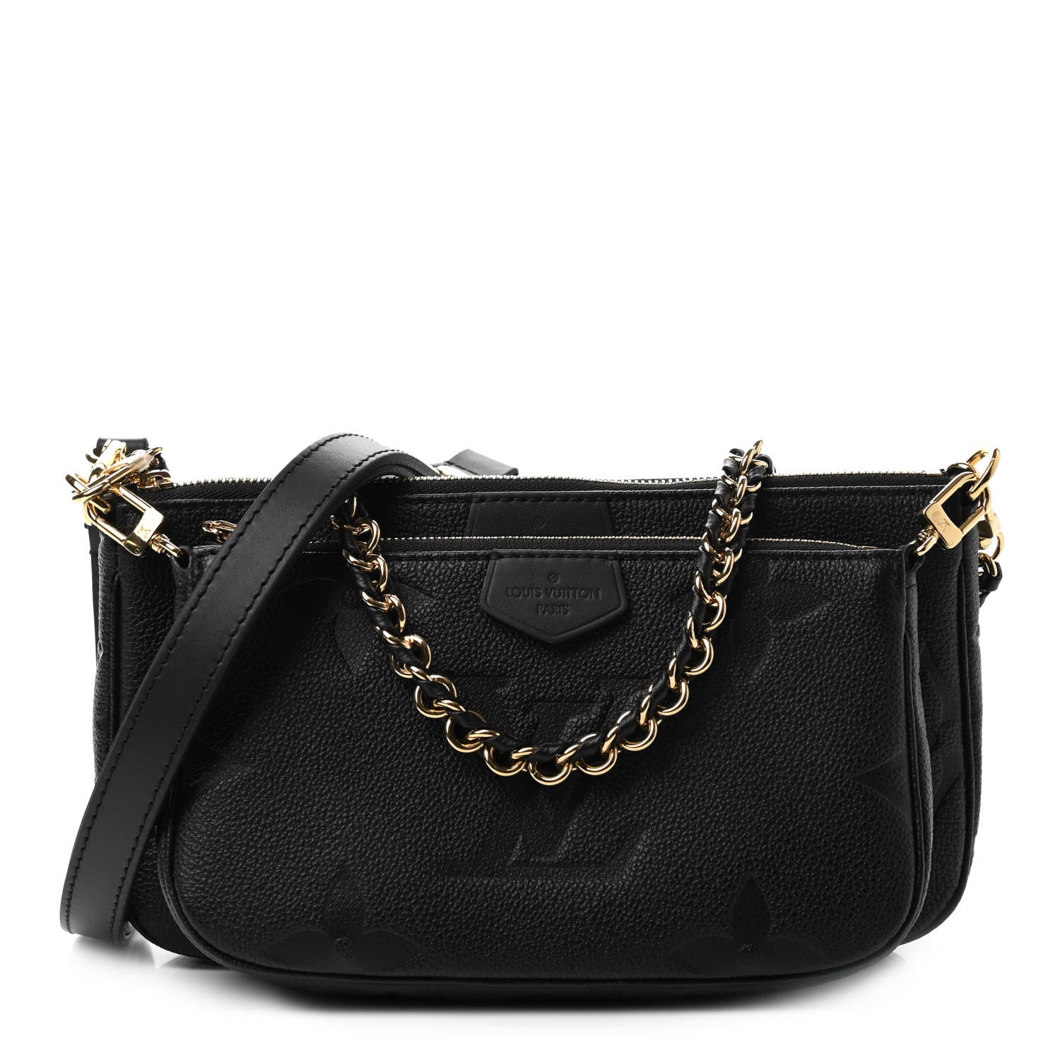 Louis Vuitton Empreinte Monogram Giant Multi Pochette Accessories Black 1 of 10