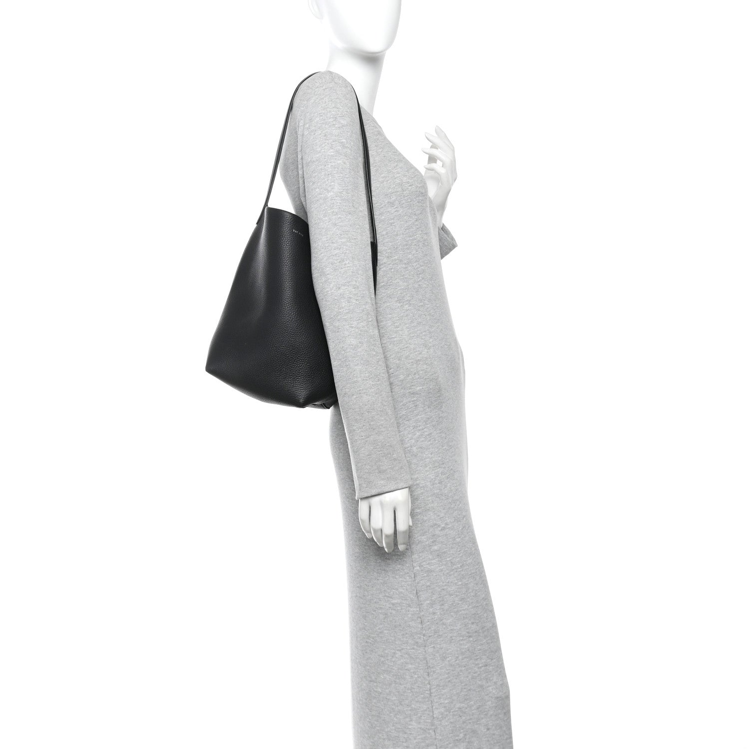 The Row Grained Calfskin Medium N/S Park Tote Black 2 of 9