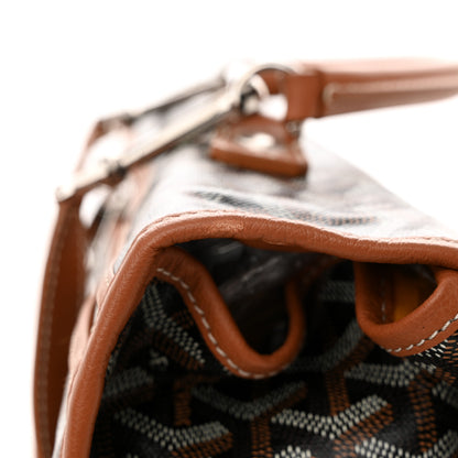 Goyard Goyardine Saint Leger Soft Briefcase Backpack Black Gold 12 of 13