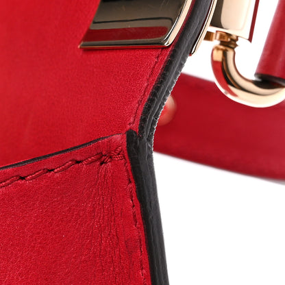 Gucci Calfskin Small 1973 Shoulder Flap Bag Hibiscus Red 17 of 19