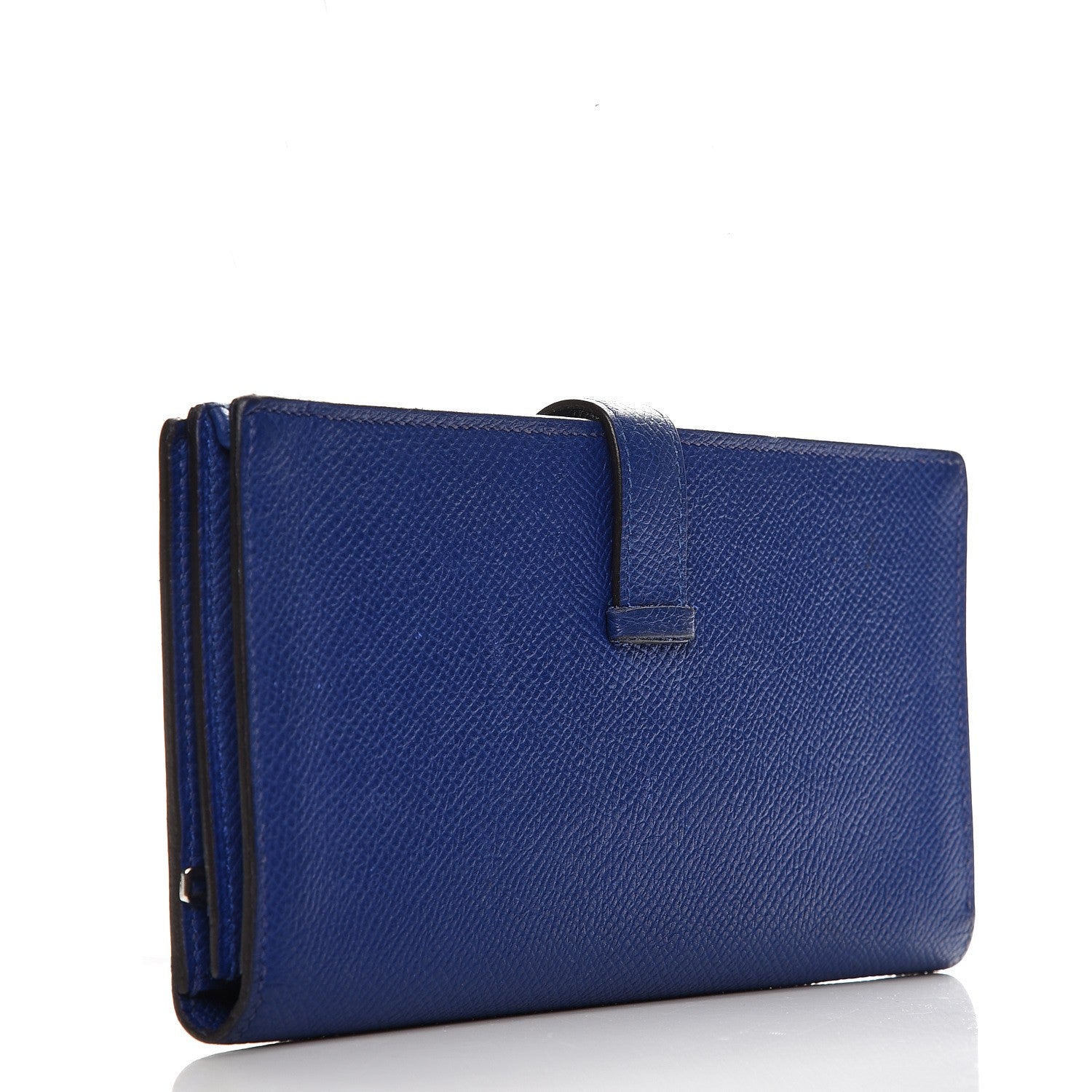 Hermes Epsom Bearn Gusset Wallet Bleu Saphir 3 of 7