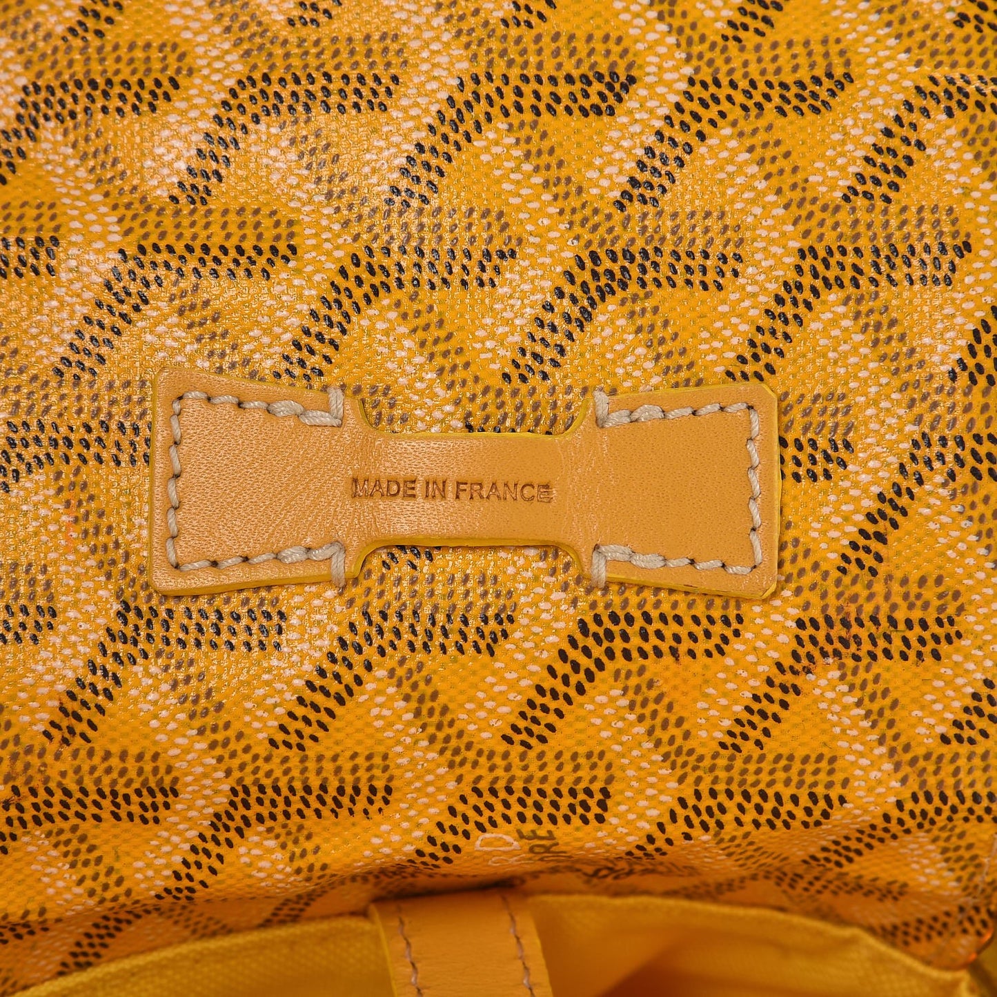 Goyardine Sac Hulot Pet Carrier PM Yellow