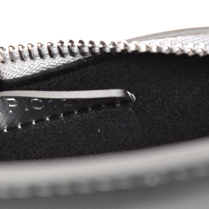 Burberry Metallic Trench Calfskin Medium Zip Lock Pouch Silver 10 of 10