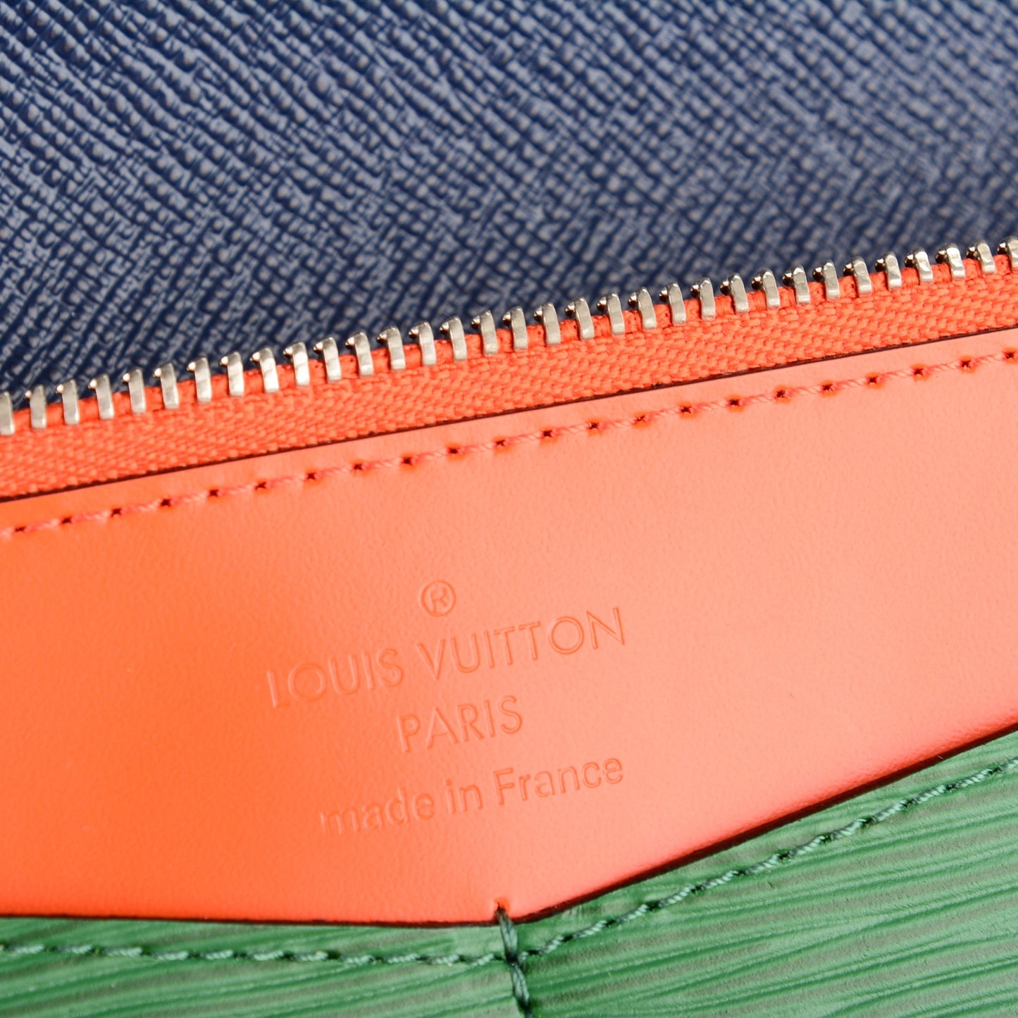 Epi Flore Wallet Tri-Color Orange