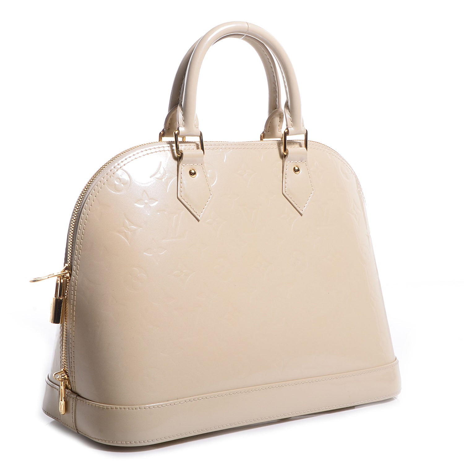 Louis Vuitton Vernis Alma PM Blanc Corail 3 of 8