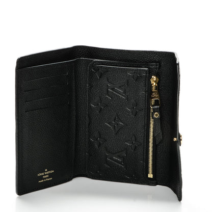 Louis Vuitton Empreinte Compact Curieuse Wallet Black 5 of 6