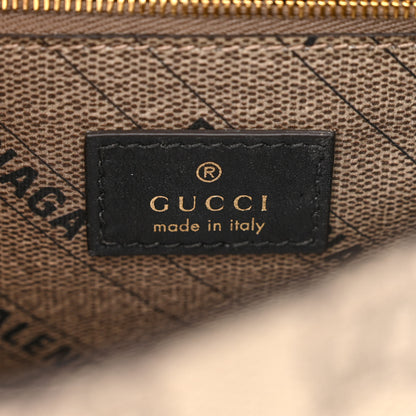 Balenciaga X GUCCI GG Supreme Monogram Small Hourglass Top Handle Bag Beige Ebony 7 of 12