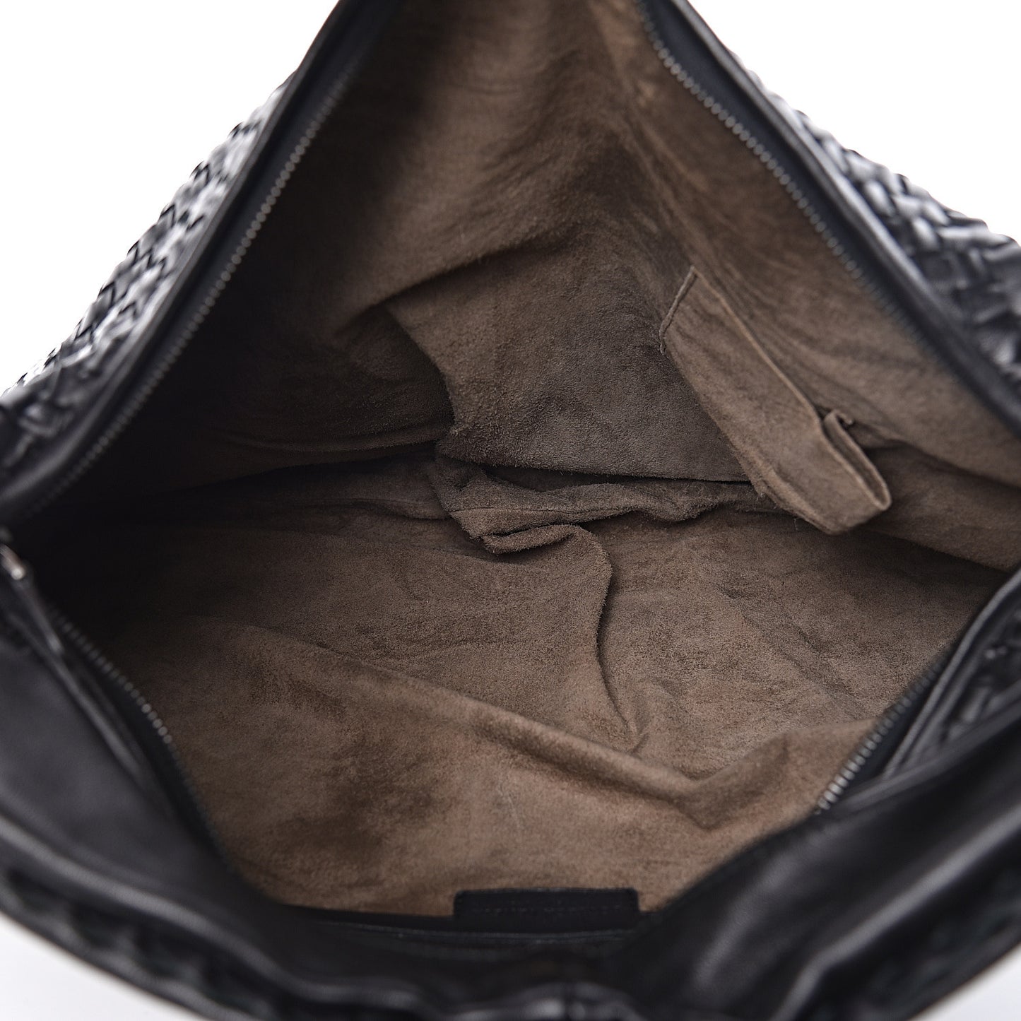 Nappa Intrecciato Large Veneta Hobo Black
