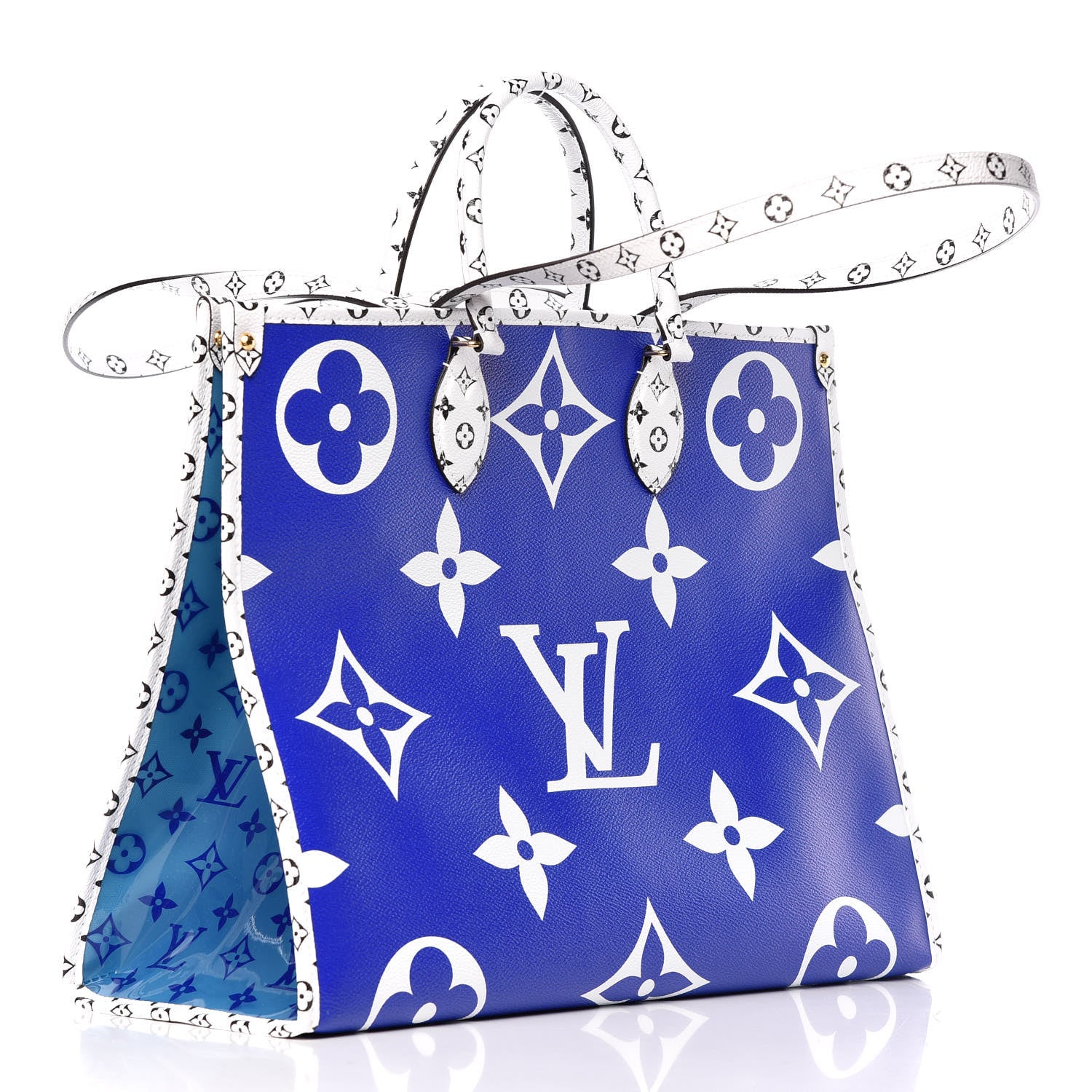 Louis Vuitton Monogram Giant Santa Monica Onthego Blue 4 of 12