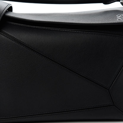 Loewe Calfskin Medium Puzzle Bag Black 10 of 10